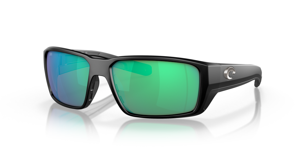 Costa Fantail Pro Sunglasses in Green Mirror lenses| Best sunglasses for fly fishing | Jumping Rise