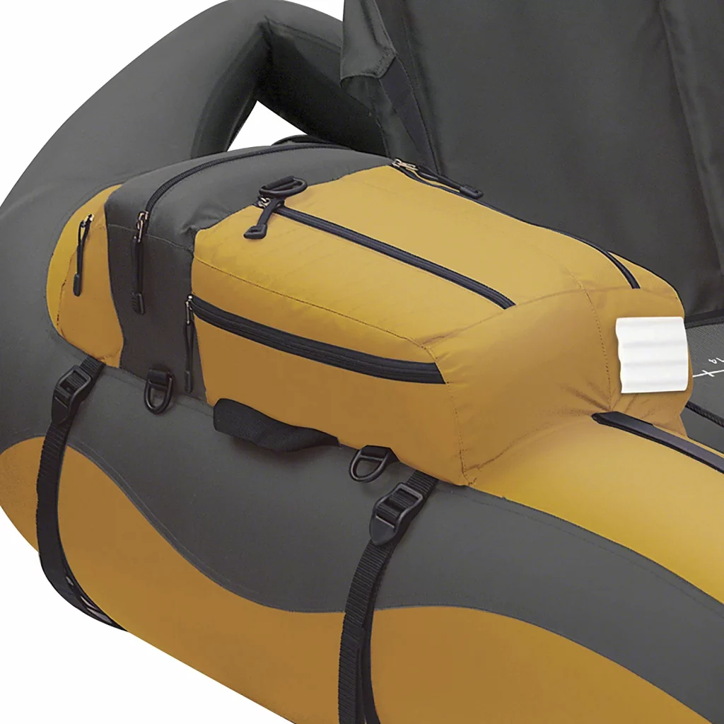 Classic Accessories Togiak Inflatable Fishing Float Tube With Backpack Straps
Togiak assembled size: 55.25"L x 47"W x 19"H, Weight: 15 lbs; 300 pound capacity
Hydrodynamic hull shape improves stability, buoyancy and tracking
High back stadium seat with adjustable backrest gives extra support and comfort
Roomy armrest storage with additional reel pockets, gear pockets, small mesh pockets and flat zip pockets
