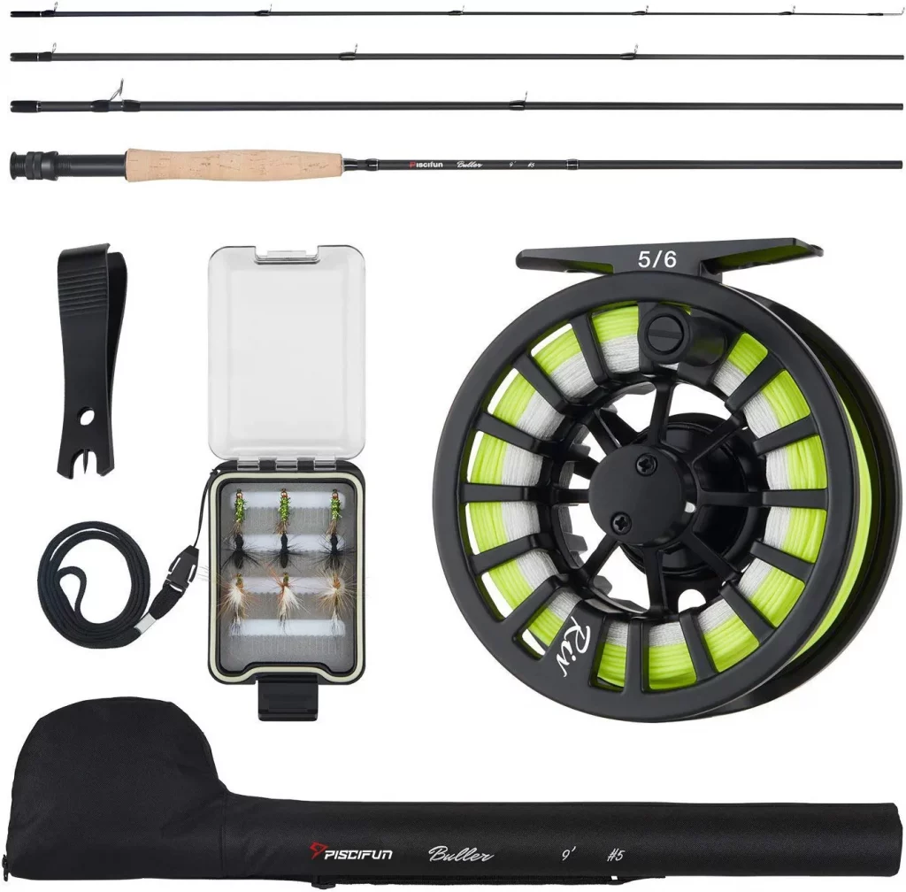 Piscifun Fly Fishing Rod and Reel Combo