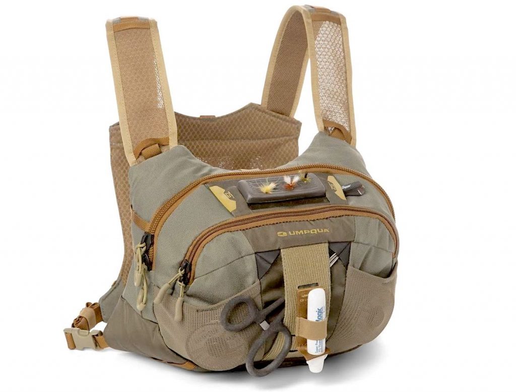 Umpqua Overlook 500 ZS2 Chest/Pack Kit | Top Rated Chest Pack
Umpqua Overlook 500 ZS2 Chest/Pack Kit
Two ZeroSweep retractor stations for the nipper and floatant attachment, an ambidextrous hemostat station, a foam fly patch, and a tippet holder cover all your essentials.