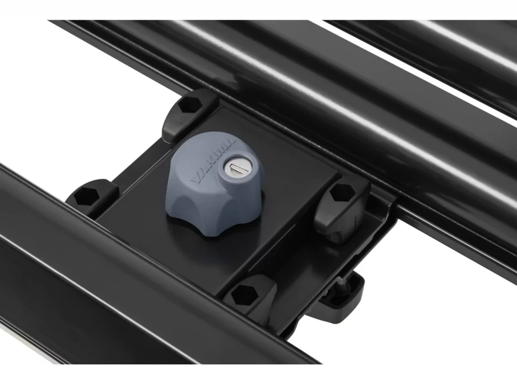YAKIMA DoubleHaul Rooftop Fly Rod Carrier
Universal mounting hardware fits all Yakima crossbars and most other roof racks; Add the SmarT-Slot Kit 3 to attach to a T-slot crossbar for an even sleeker profile (sold separately). Included Yakima SKS (Single Key System) locks secure rods inside DoubleHaul and lock DoubleHaul to the roof rack.
