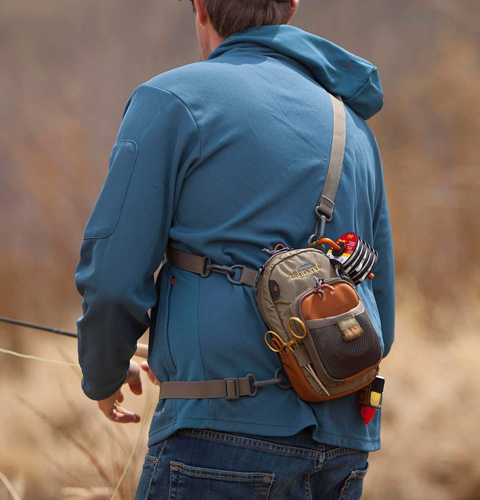 Fishpond San Juan Vertical Fly Fishing Chest Bag
With a handy strap, swing the San Juan around to the back for easy carrying.